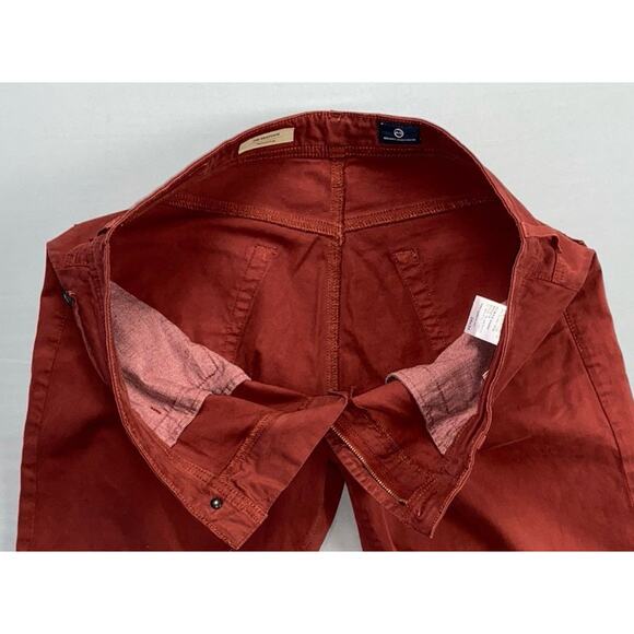 AG The Graduate Tailored Leg Sateen Jeans. Red, Men's 34X28. Runs Big. GUC! - Picture 7 of 9